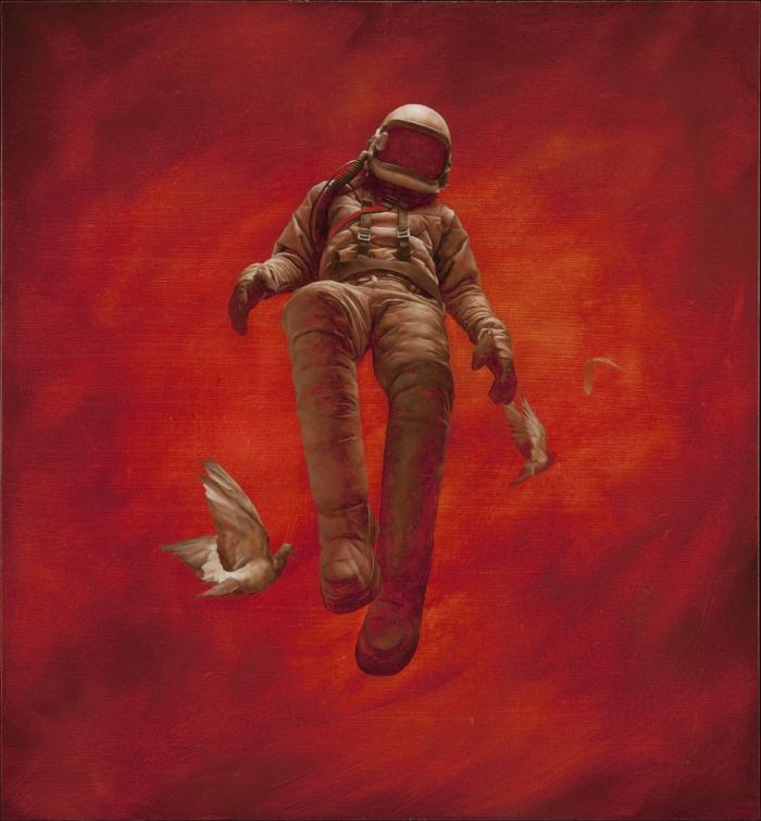 'The Red Cosmonaut' by Jeremy Geddes